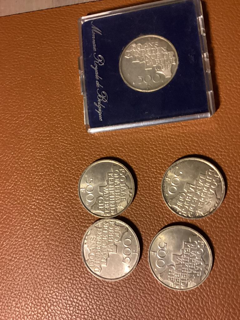 Oude munten belgie, Postzegels en Munten, Ophalen, België, Losse munt
