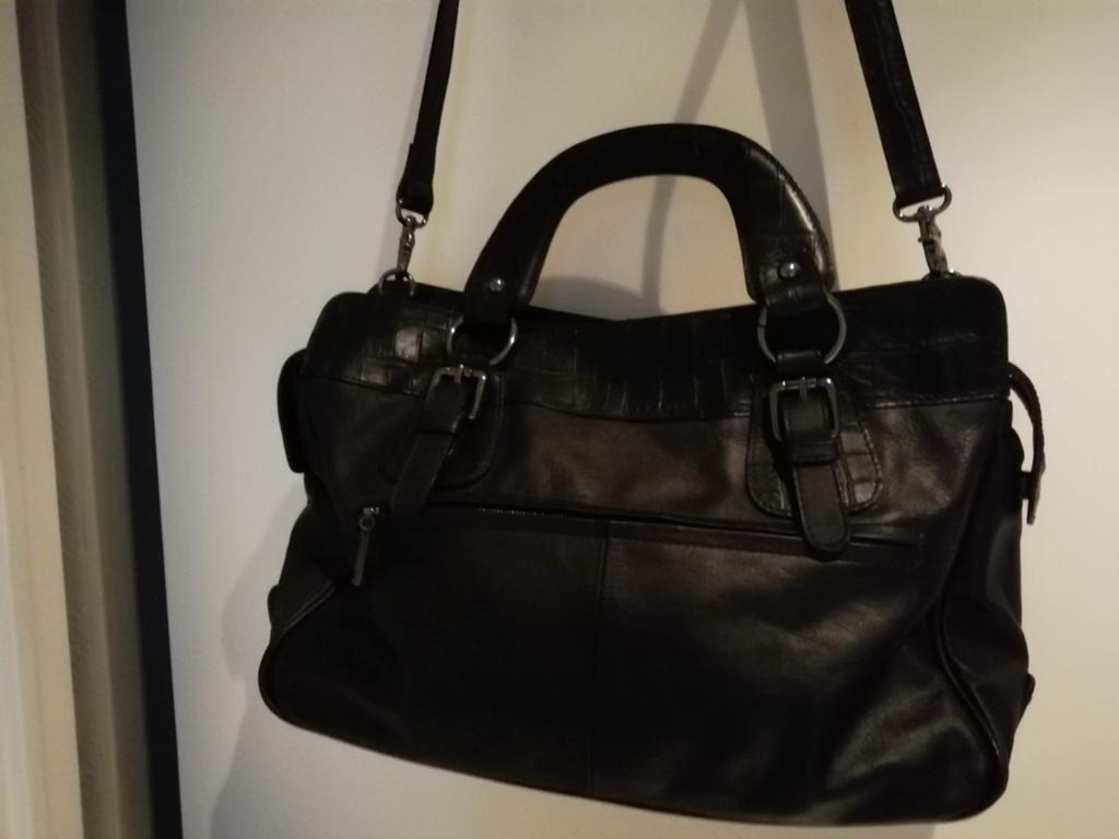 Lederen handtas Claudio Ferrice, als nieuw, Bijoux, Sacs & Beauté, Enlèvement ou Envoi, Sac à main