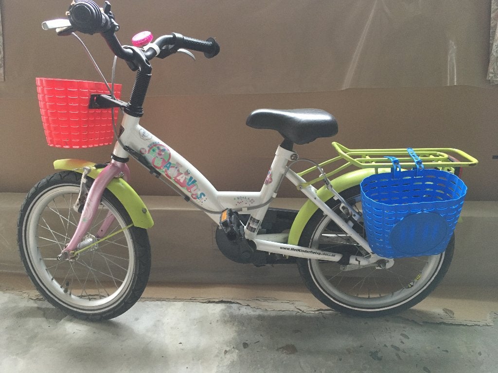Kinderfiets batavus, Fietsen en Brommers, Ophalen, Zijwieltjes, Velgrem, BATAVUS