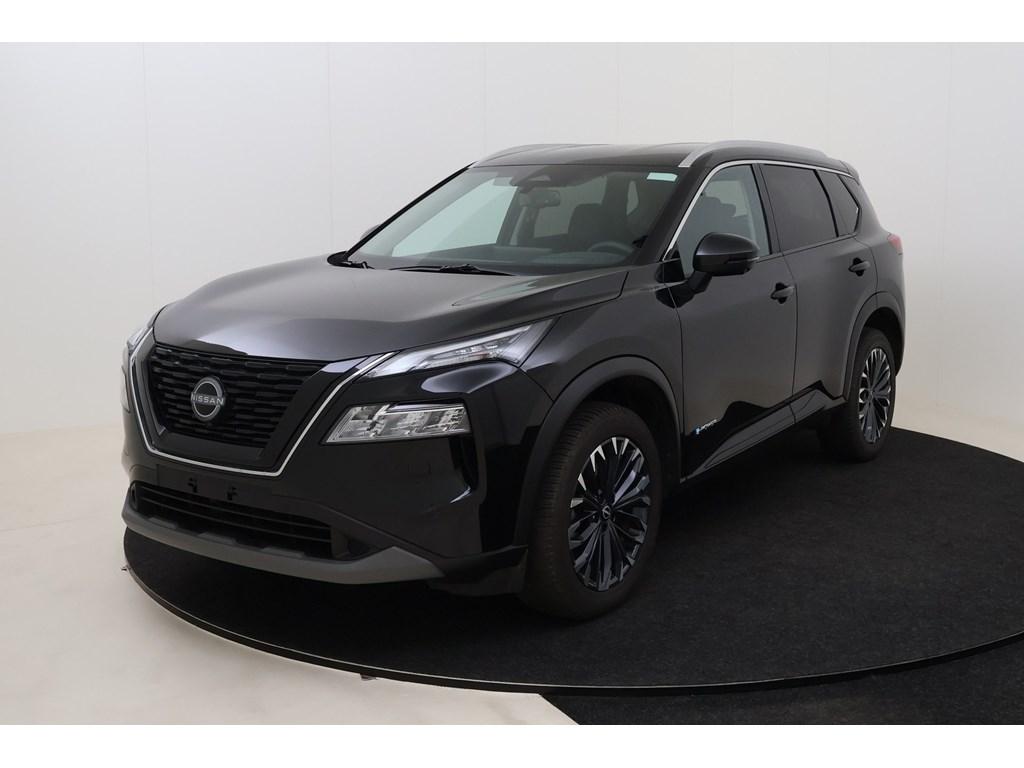 Nissan X-Trail N-Connecta 5pl HUD AFA 19" e-POWER 204 hp 2W, Auto's, Nissan, Automaat, Monovolume, Zwart, Zwart