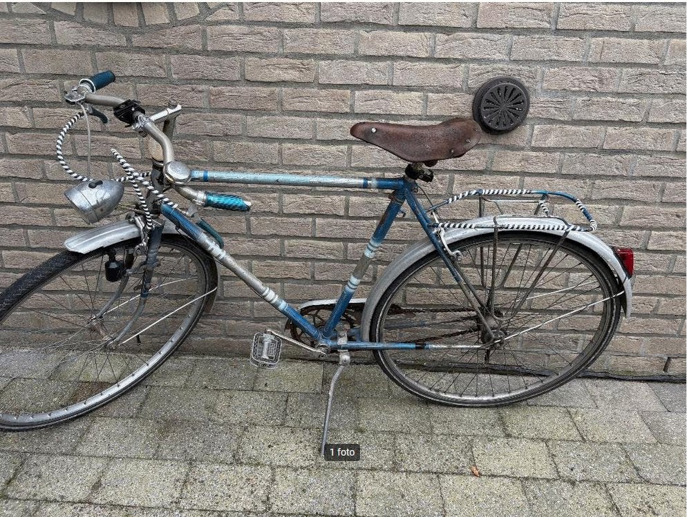 retro fiets, Vélos & Vélomoteurs, Enlèvement