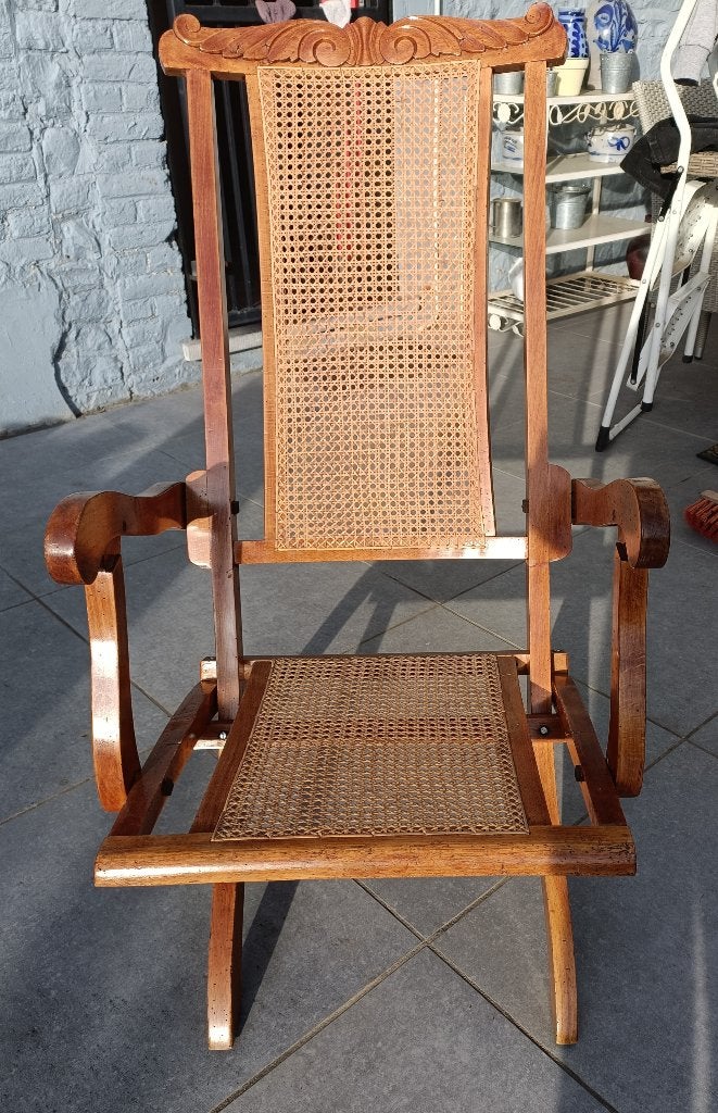 Belle et ancienne chaise de pont, Antiquités & Art, Enlèvement