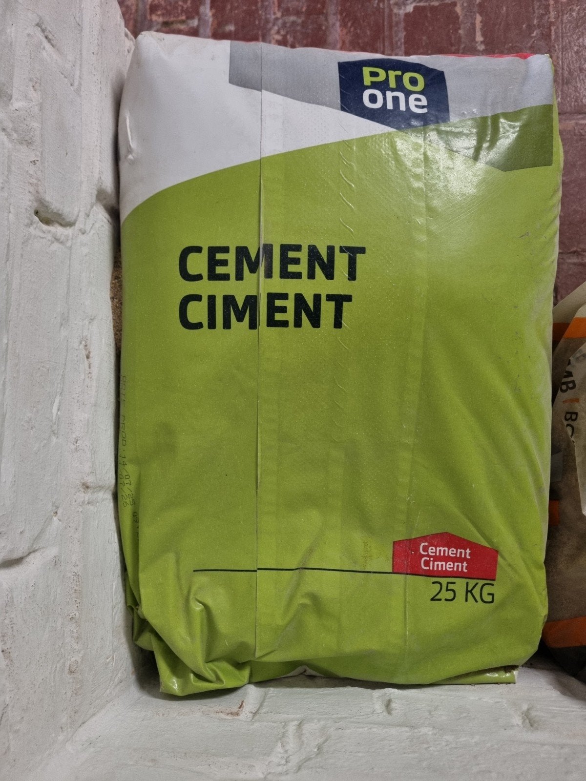 cement, Ophalen, Nieuw