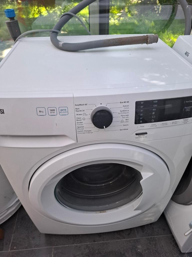 Zanussi wasmachine – 8 kg – 1600 t/min, Elektronische apparatuur, Wasmachines, Ophalen, Voorlader