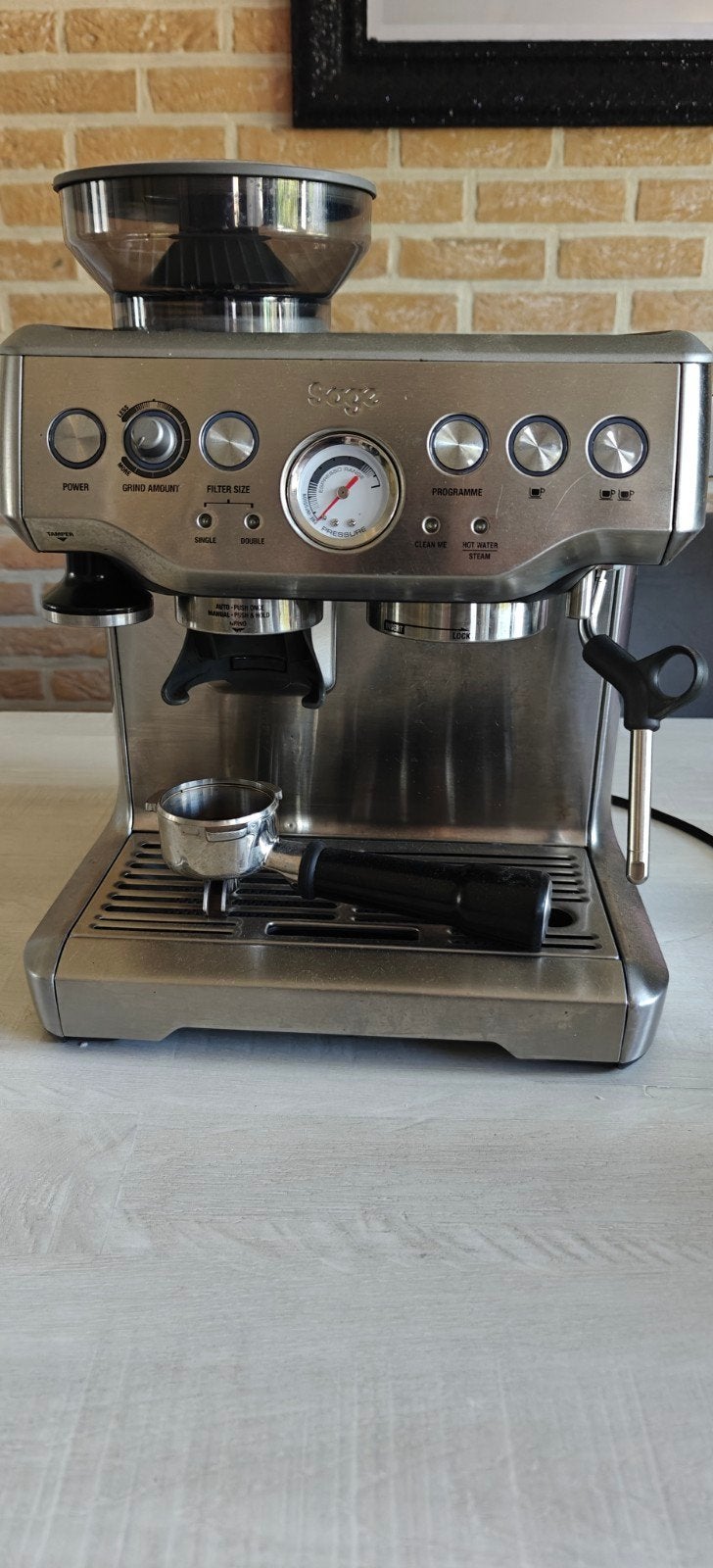 Sage Professional Espresso Machine BES875BSS Brushed Stainle, Elektronische apparatuur, Ophalen