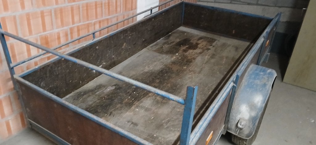 aanhangwagen 750 kg, Ophalen, Gebruikt