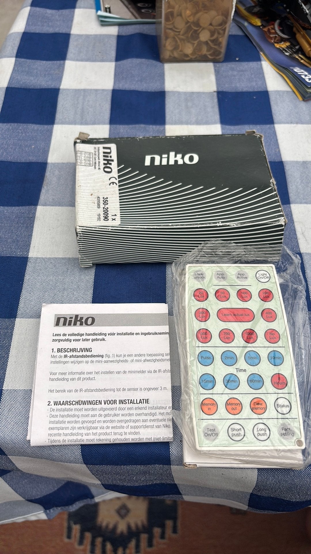 Niko, Télécommande IR pour 350-20090, Bricolage & Construction, Électricité & Câbles, Enlèvement ou Envoi, Neuf