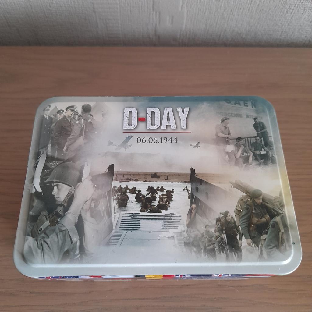 Blikken doos D-Day  - 06.06.1944., Ophalen of Verzenden