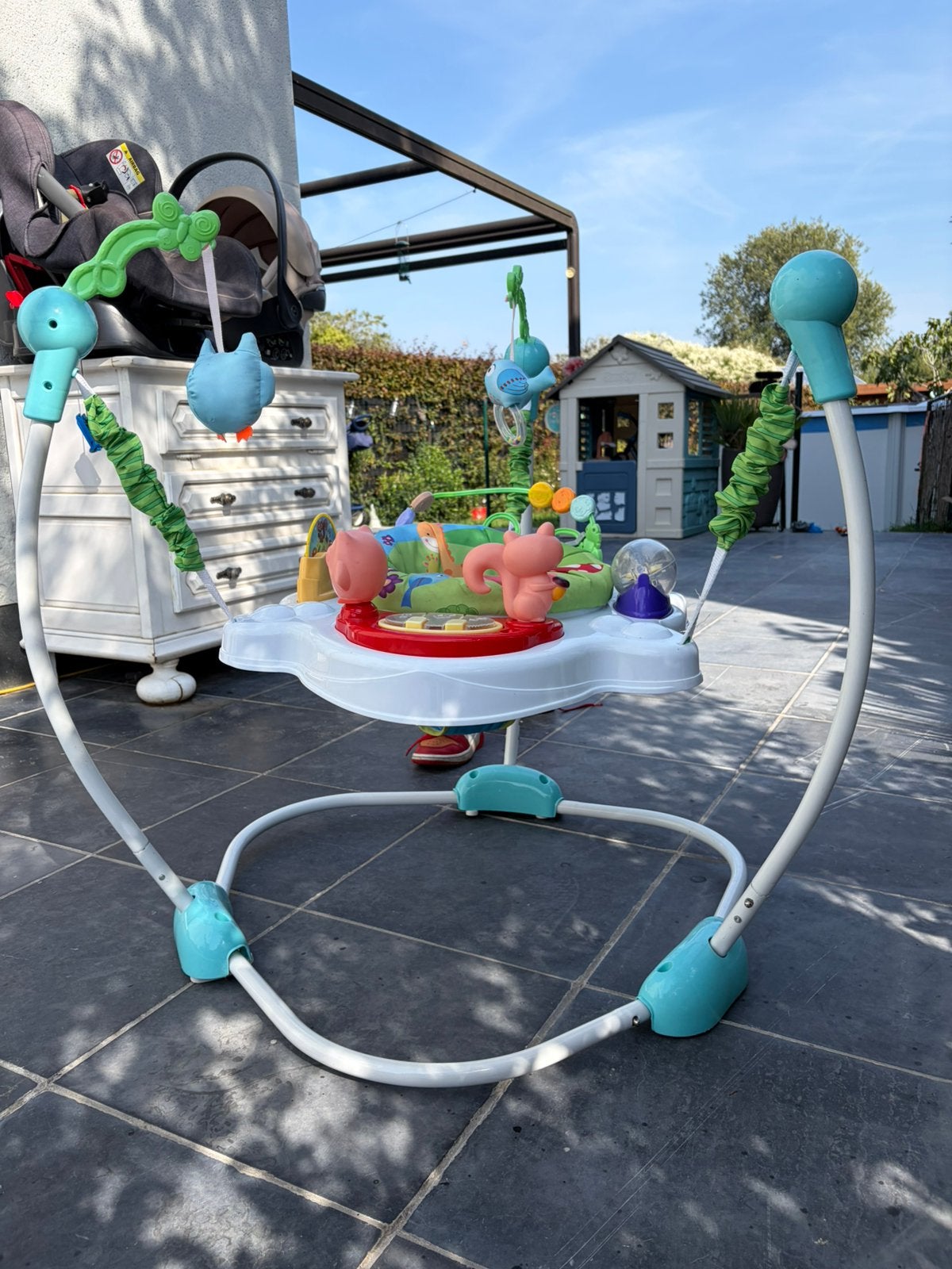 Baby jumper, Ophalen, Zo goed als nieuw