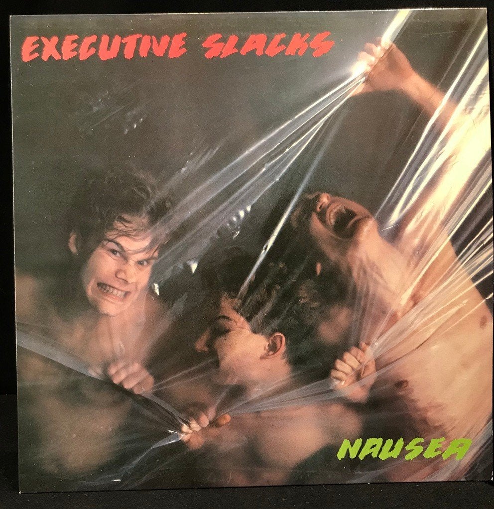 PANTALONS EXÉCUTIFS « Nausea » LP, Pressage original, Punk rock, Enlèvement ou Envoi, Comme neuf