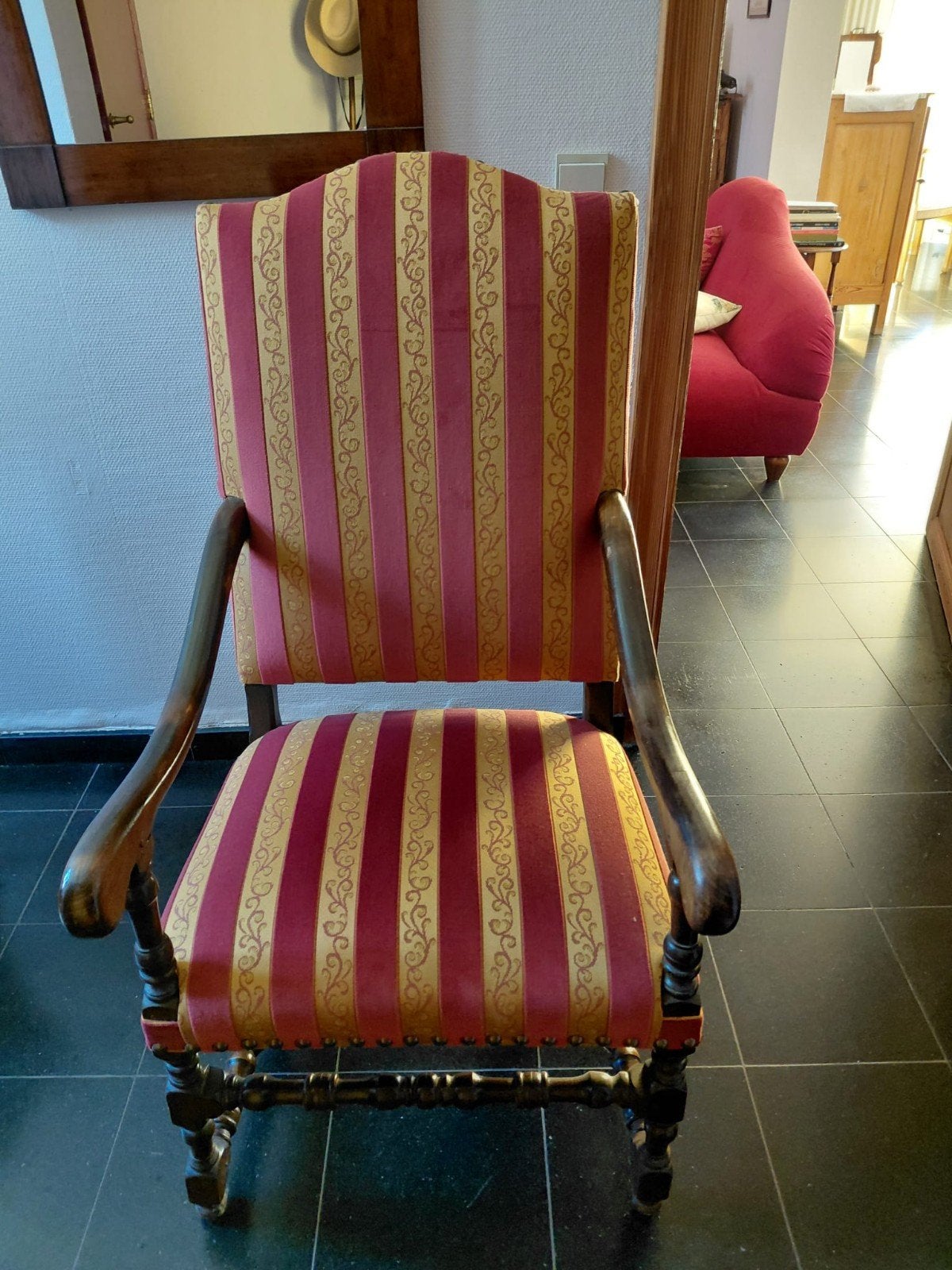 2 antieke zeteltjes in perfecte staat, Antiek en Kunst, Antiek | Meubels | Stoelen en Sofa's, Ophalen