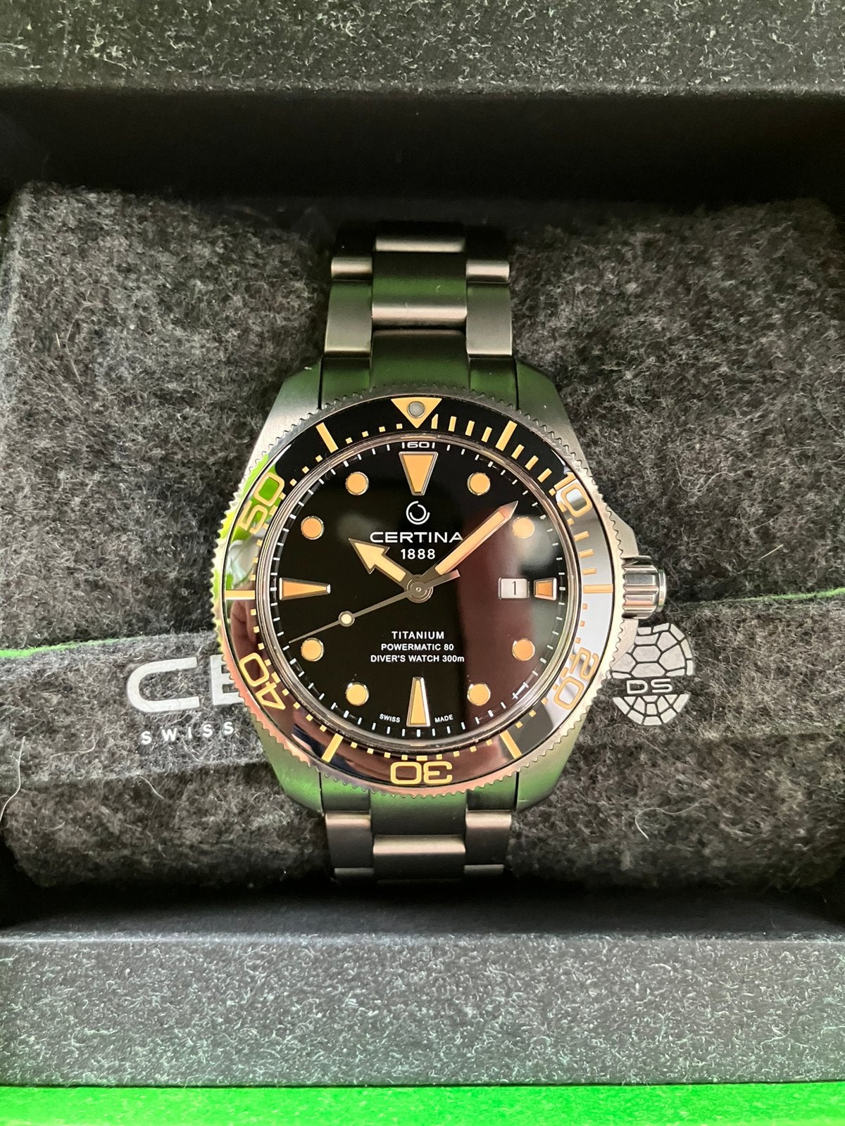 Certina DS Action Titanium Automaat Diver (ISO) NIEUWSTAAT, Overige materialen, Polshorloge, Overige materialen, Ophalen of Verzenden