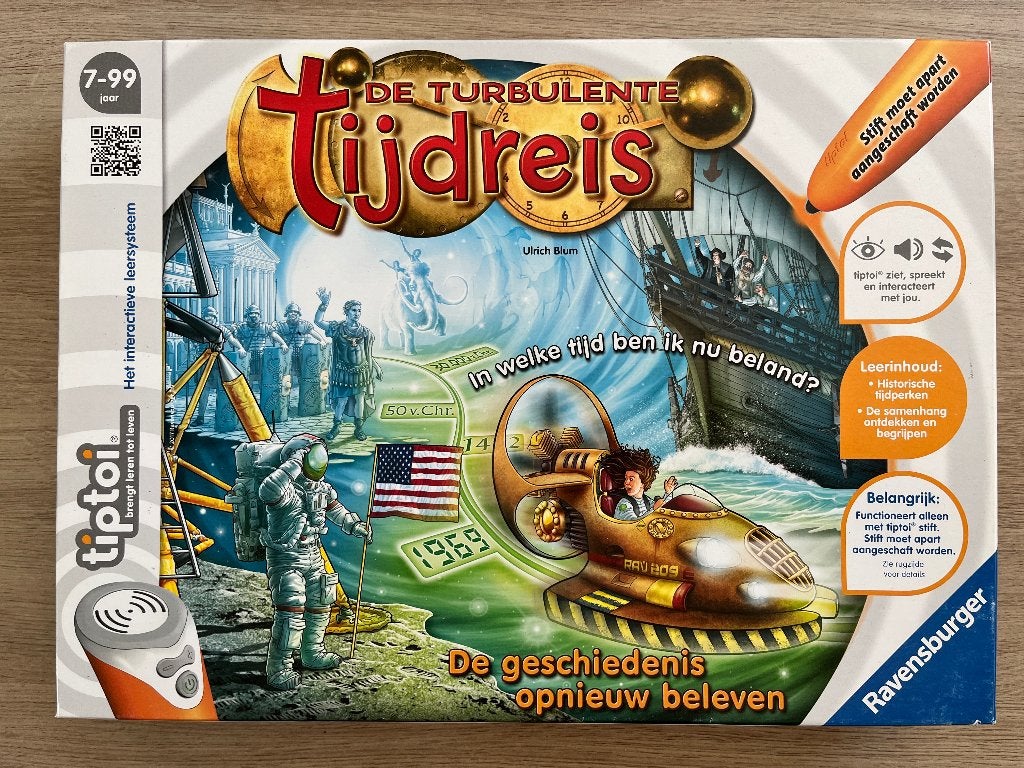 Tiptoi spel - De turbulente tijdreis - 7 tot 99 jaar, Enlèvement ou Envoi, Utilisé, Découverte, Sonore