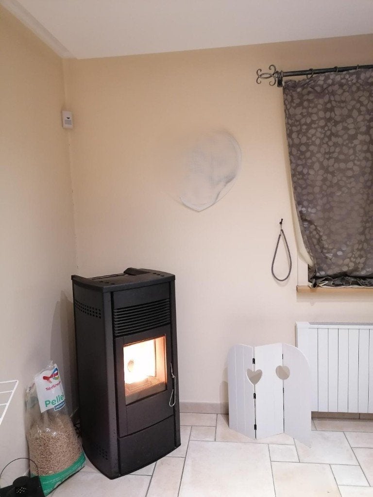 Poêle à pellets 8kW MCZ, Maison & Meubles, Poêles, Utilisé, Poêle à granulés, Enlèvement