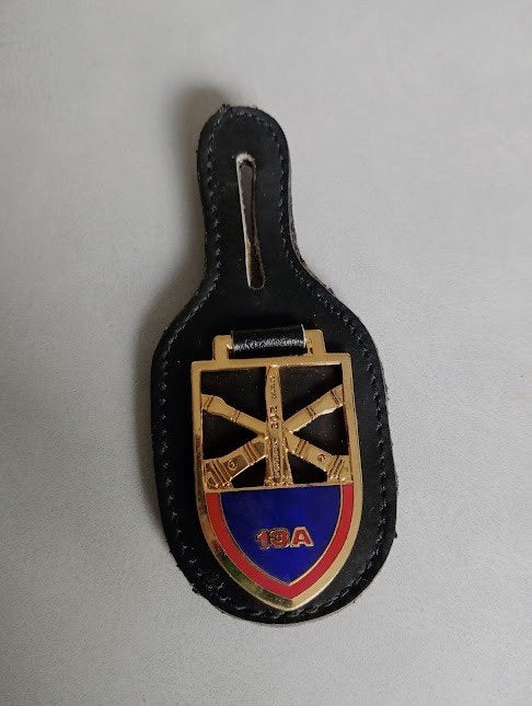 Oude A.B.L. Borstzakhanger, Ophalen of Verzenden, Landmacht, Embleem of Badge