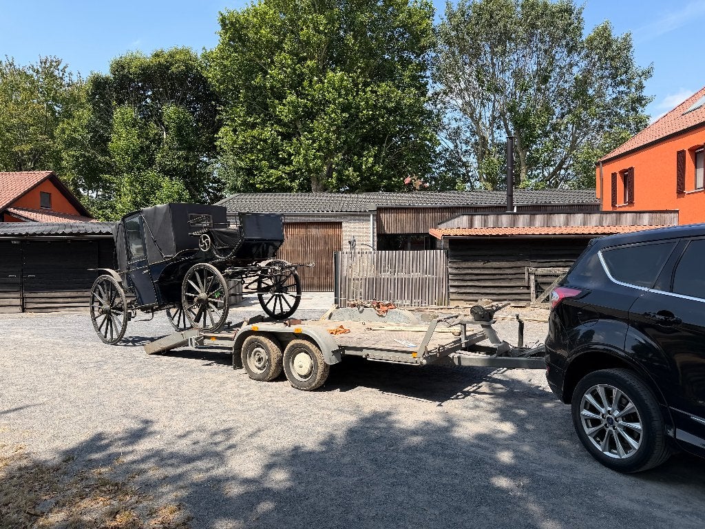 Aanhangwagen voor koetsen, Dieren en Toebehoren, Gebruikt, Overige typen, Paard of Pony