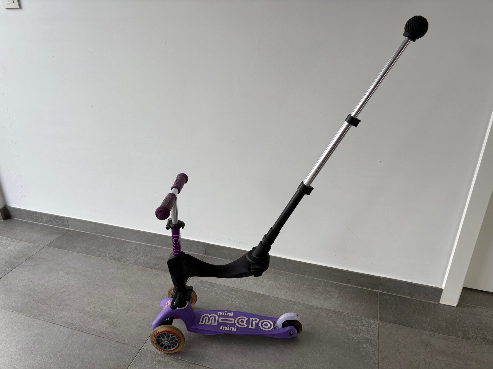 Mini micro step met afneembaar peuterzitje, Ophalen, Gebruikt, Gewone step