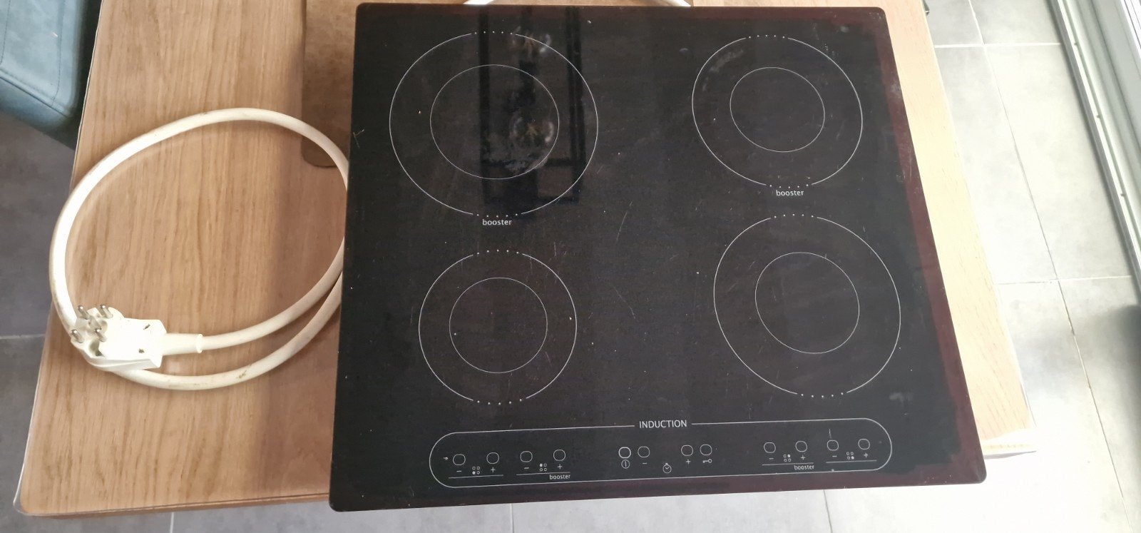 IKEA PLEI8 inductiekookplaat – 4 zones – 6,0 kW – werkt goed, Elektronische apparatuur, Kookplaten, Ophalen