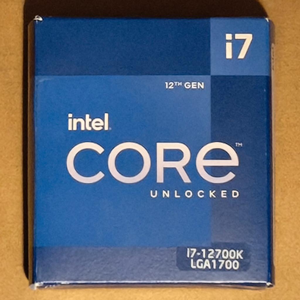 Intel i7 12700K LGA 1700 12-core 12e generatie CPU, Ophalen, 12-core
