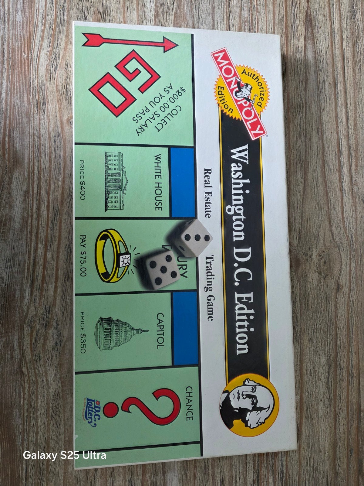 ​Zeldzaam Vintage Monopoly Washington D.C. Edition (1995), Hobby en Vrije tijd, Ophalen of Verzenden, Zo goed als nieuw