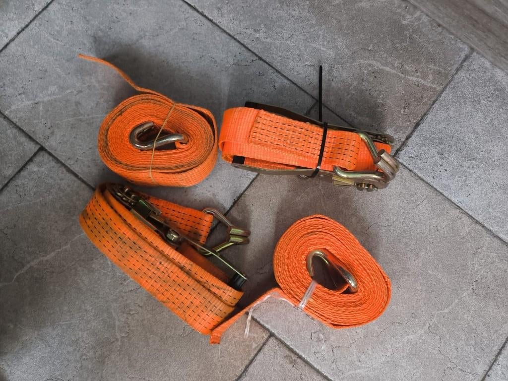 Sangle d'arrimage 2 pcs - Dépannage & Remorquage, Enlèvement, Utilisé