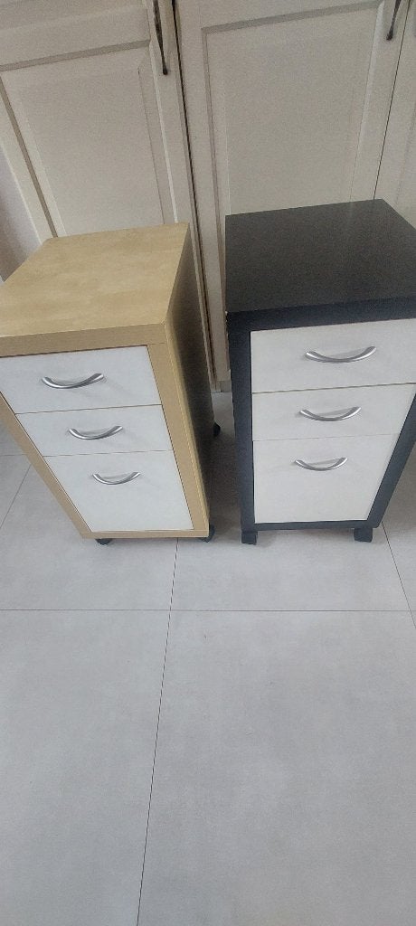 Caissons de bureau, Enlèvement, Utilisé, IKEA, Bois