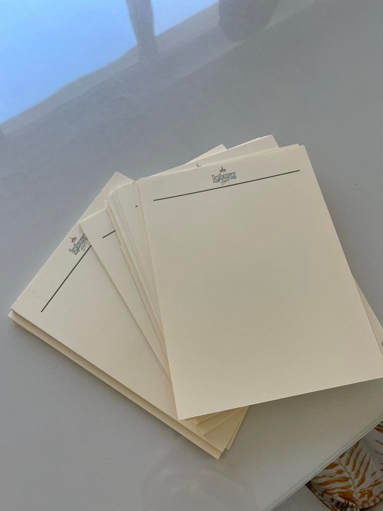 80x Luxe Menu-insteekkaarten Loburg Beer, Divers, Ecriture, Enlèvement ou Envoi, Comme neuf