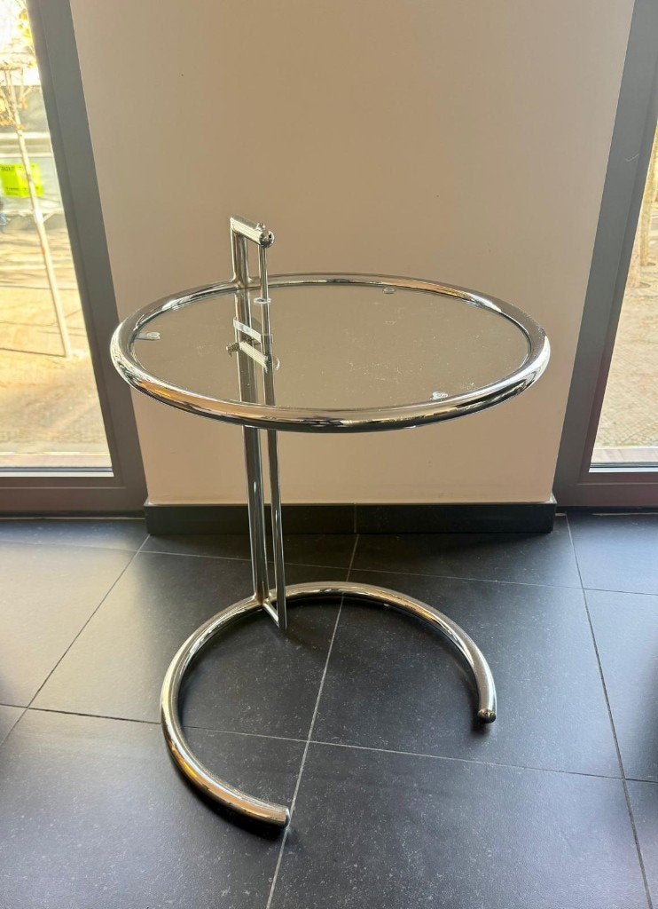 Tafeltje - design, Enlèvement, Comme neuf, Rond, Verre