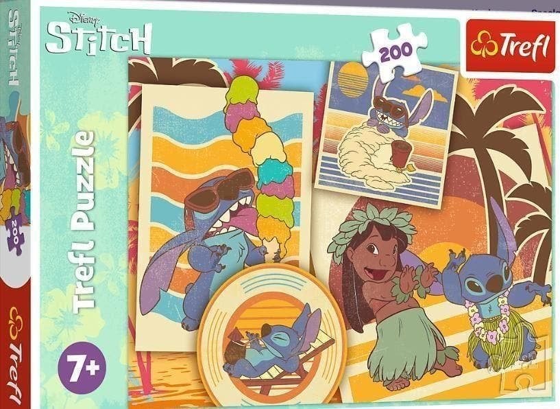 Lilo en Stitch Puzzel - 200 stukjes - Trefl Legpuzzel, Ophalen of Verzenden, Meer dan 50 stukjes, Nieuw, 6 jaar of ouder