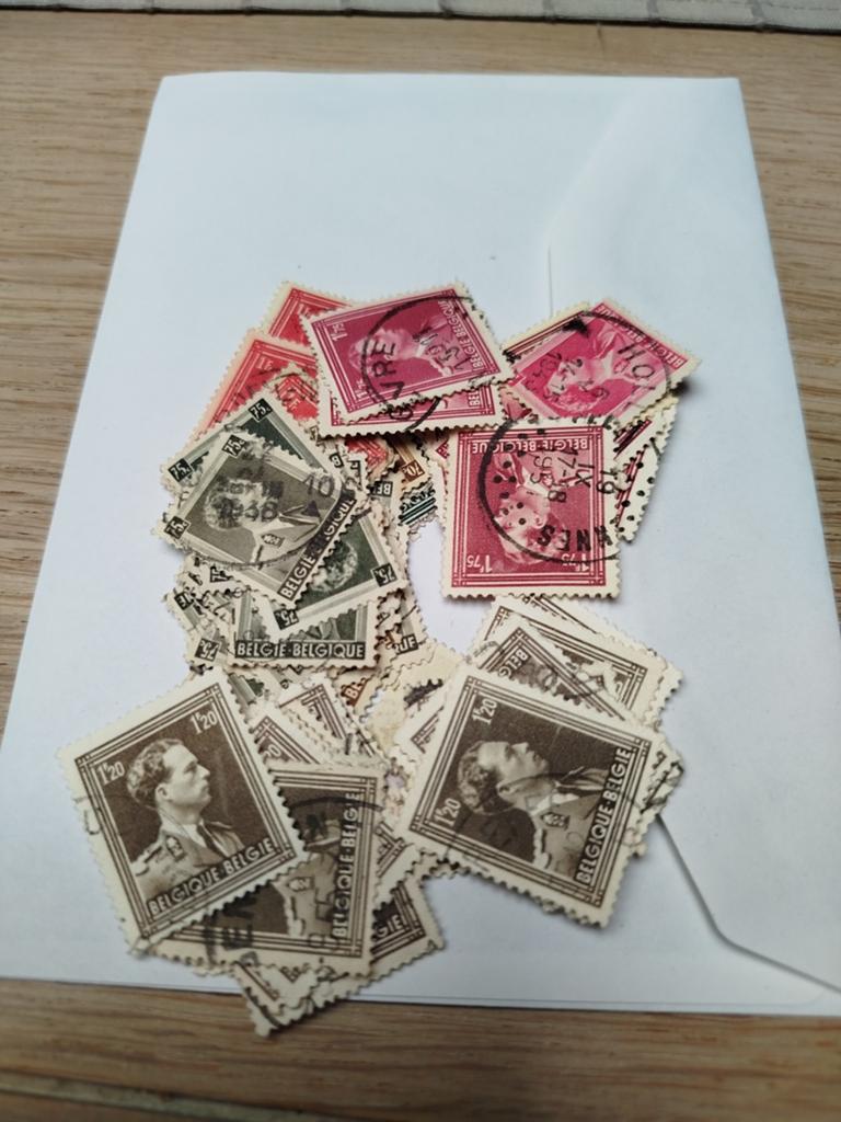 Belgische postzegels lot 41, Verzenden