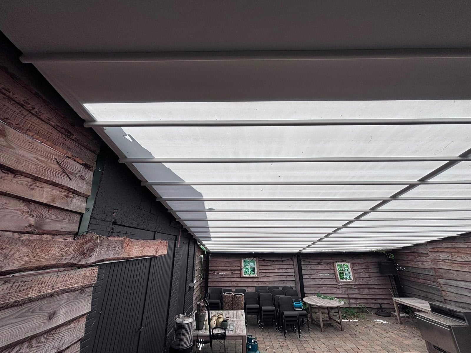 Zonnewering Vadisol, Ophalen, 450 cm of meer, Elektrisch, Zo goed als nieuw
