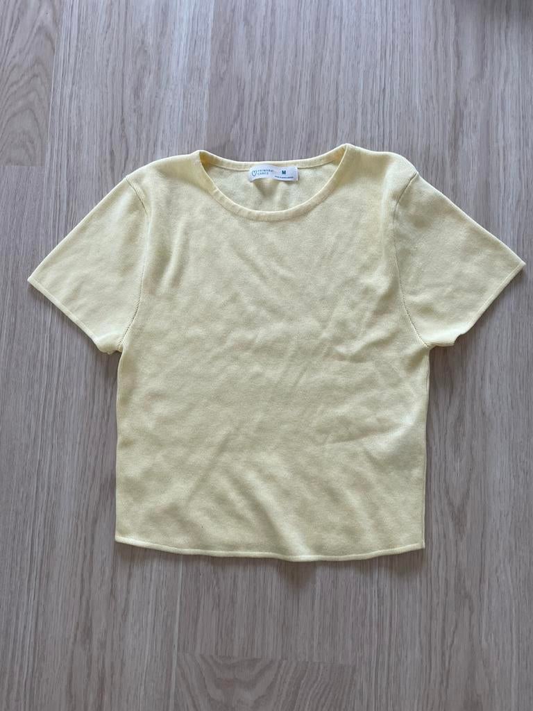 geel T-shirtje, Ophalen, Zo goed als nieuw, Maat 38/40 (M), Geel