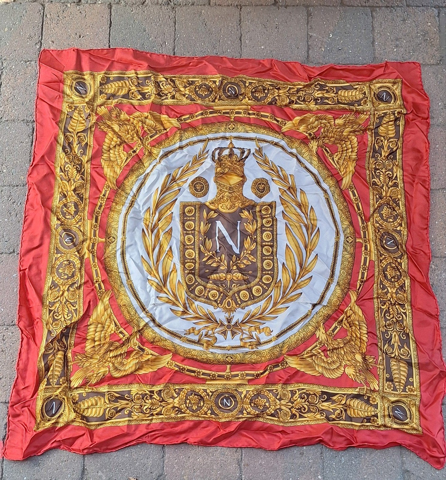 Sjaal met 1e beeltenis van Napoleon, Verzamelen, Militaria | Algemeen, Ophalen