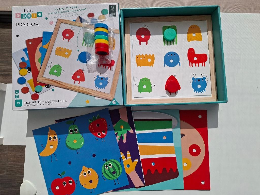 Kleuren leren (set), Kinderen en Baby's, Speelgoed | Educatief en Creatief, Ophalen of Verzenden, Zo goed als nieuw, Ontdekken