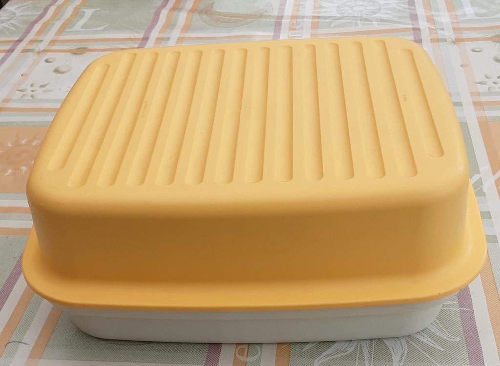 Bewaardoos brood tupperware vintage, Ophalen of Verzenden