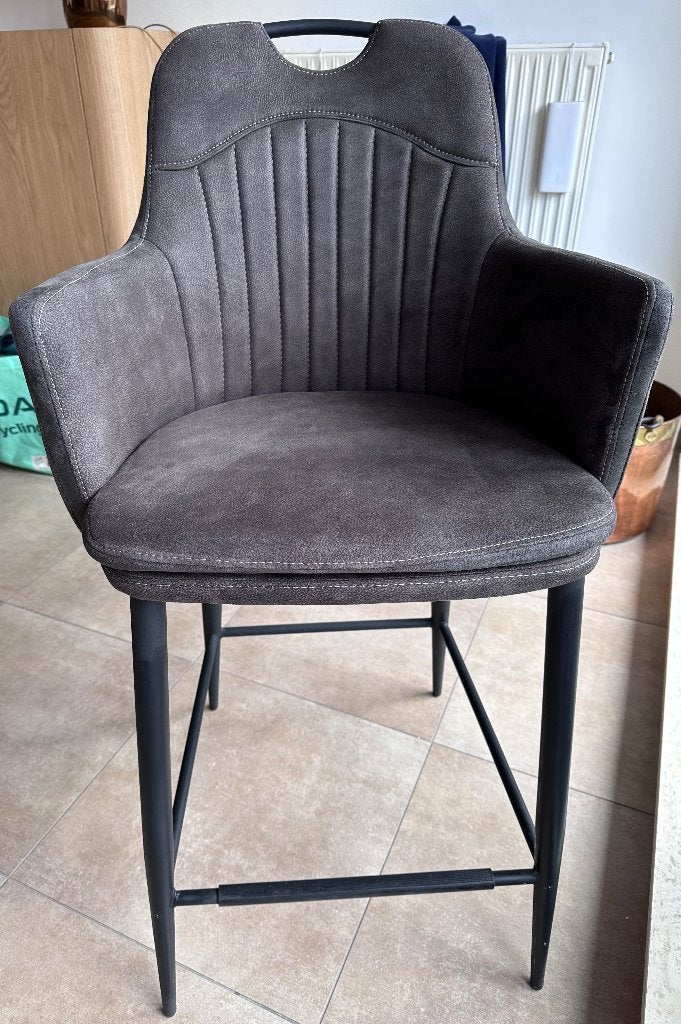 3 Barstoelen, Ophalen, Met voetsteun, 60 tot 90 cm, Zo goed als nieuw