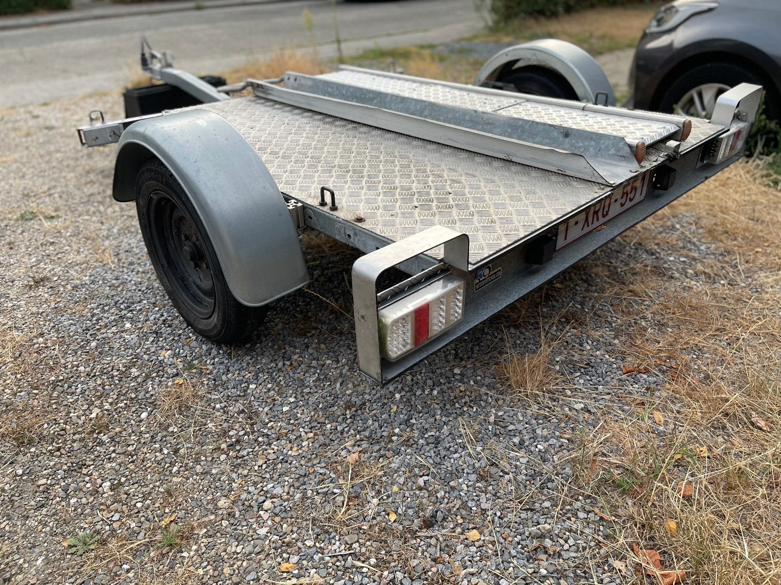 Aanhangwagen / mototrailer, Ophalen, Gebruikt