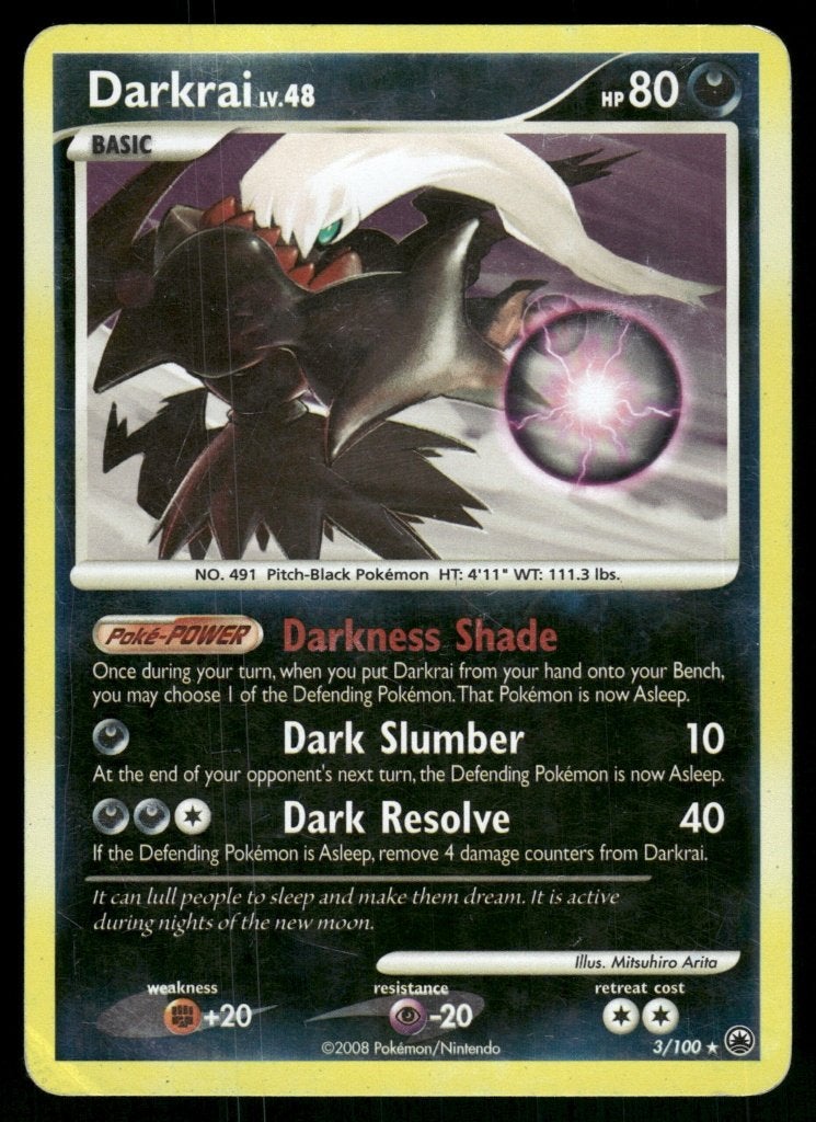 Darkrai 3/100 - Majestic Dawn (Reverse Holo), Verzenden, Gebruikt