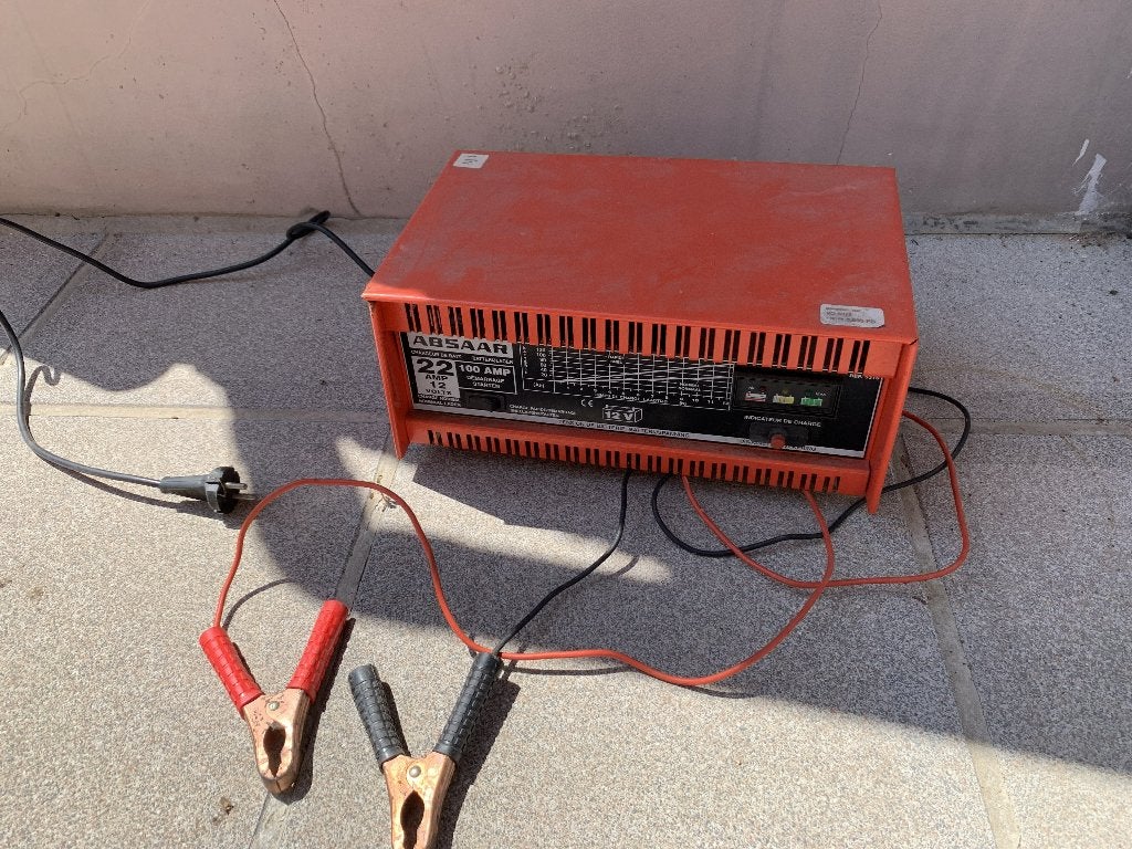 Chargeur batterie, Utilisé