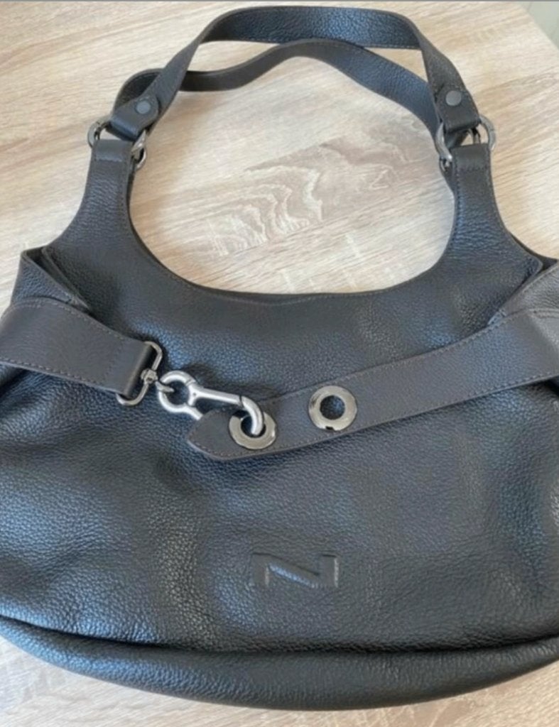 Handtas Nathan-Baume - donkerbruin, Ophalen, Gebruikt, Bruin, Handtas