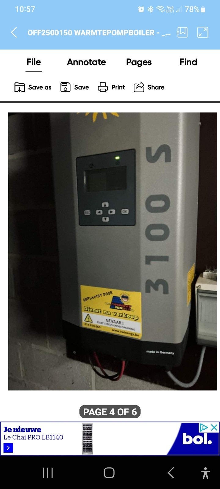 Omvormer nog intact 3100 en 3800 plantaium, Elektronische apparatuur, Ophalen