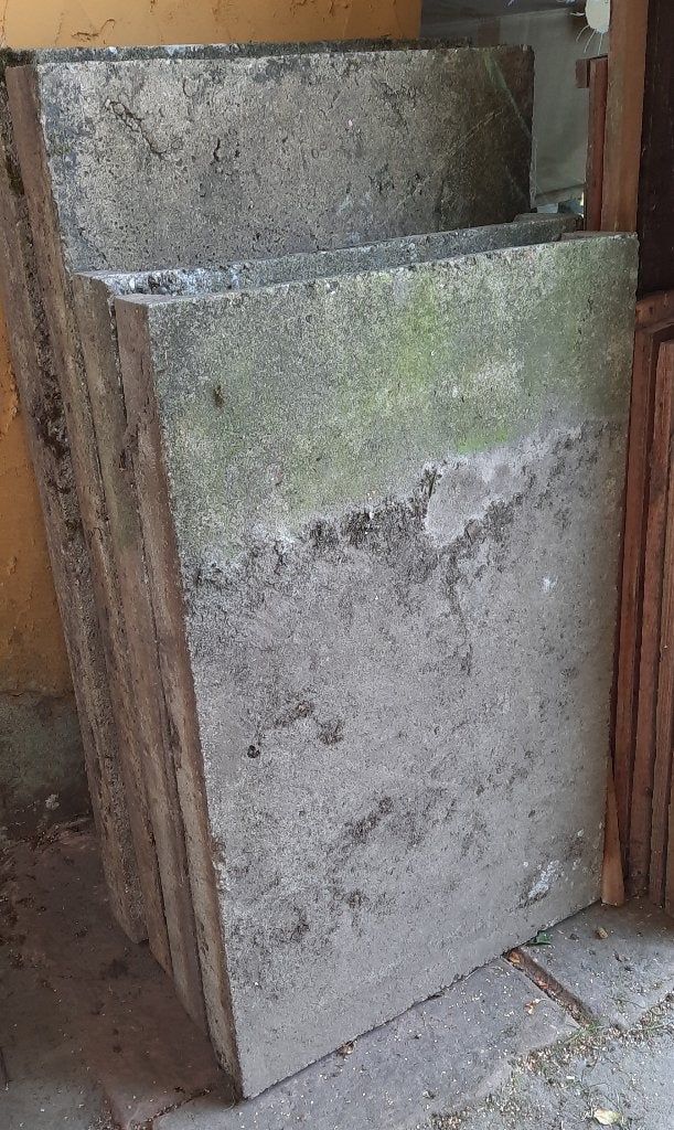 Betonnen platen voor tuinpad   GRATIS, Tuin en Terras, Ophalen, Gebruikt, Overige materialen