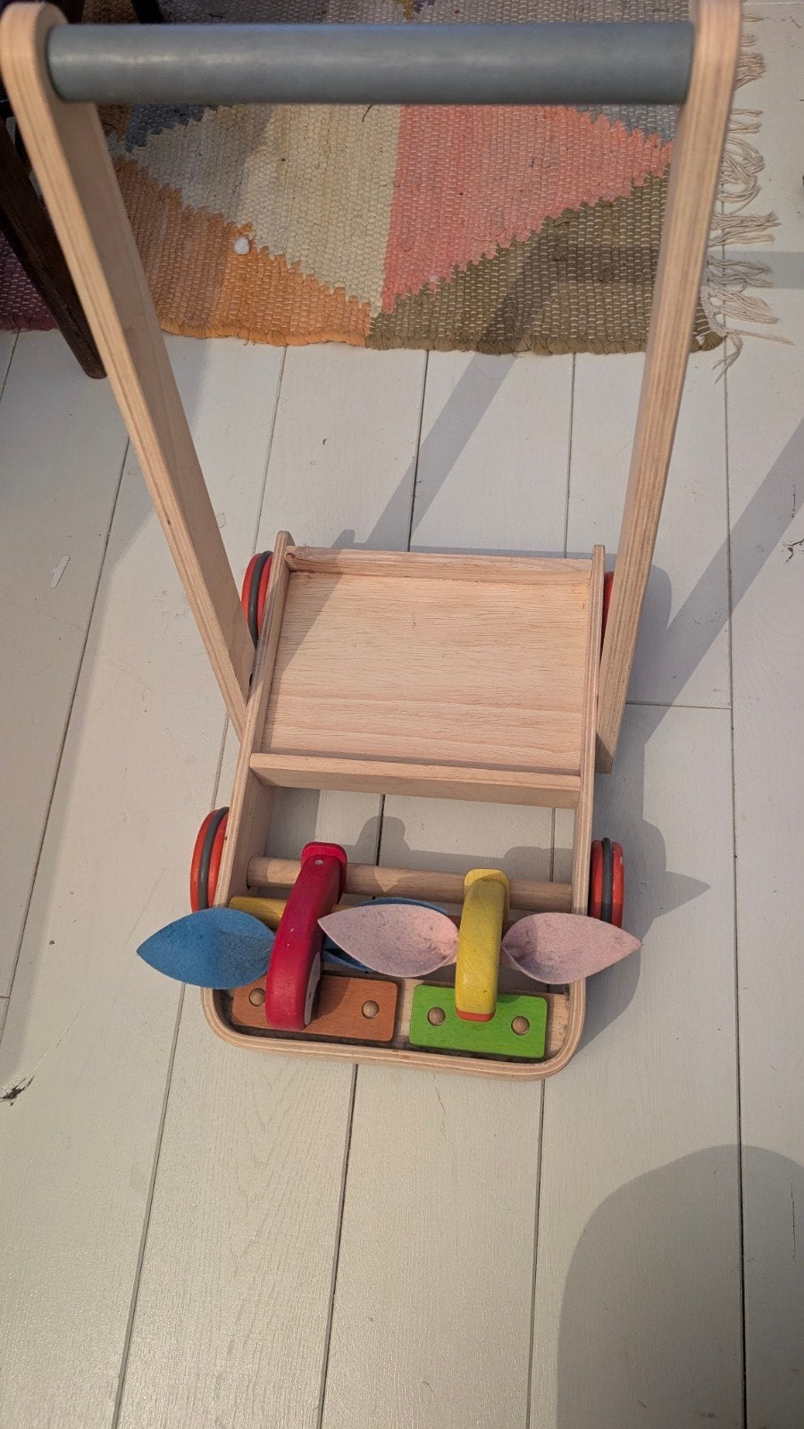 plantoys loopwagen papegaai zonder blokken, Enlèvement, Comme neuf, Autres types