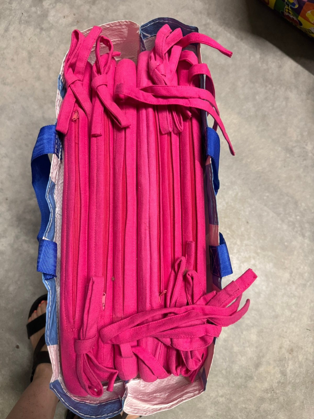 Tuinstoel kussens, Ophalen, Zo goed als nieuw, Roze, Vierkant