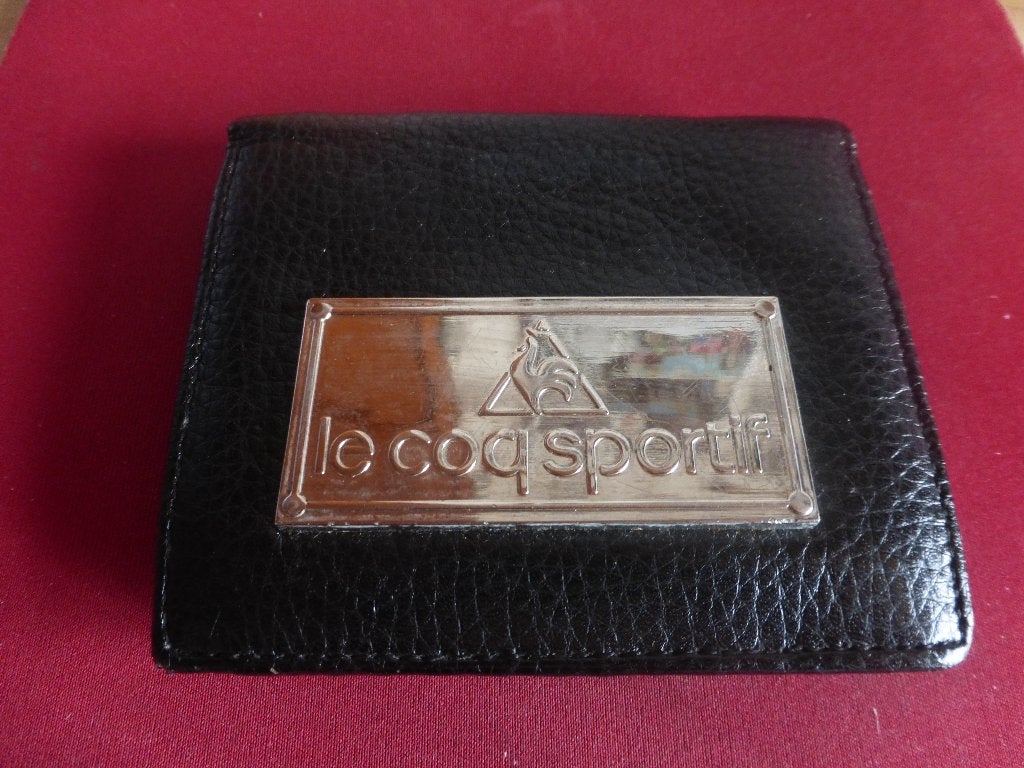 Portefeuille" Le Coq Sportif" Neuf, noir, Enlèvement ou Envoi, Neuf, Noir, Avec fermeture à pression