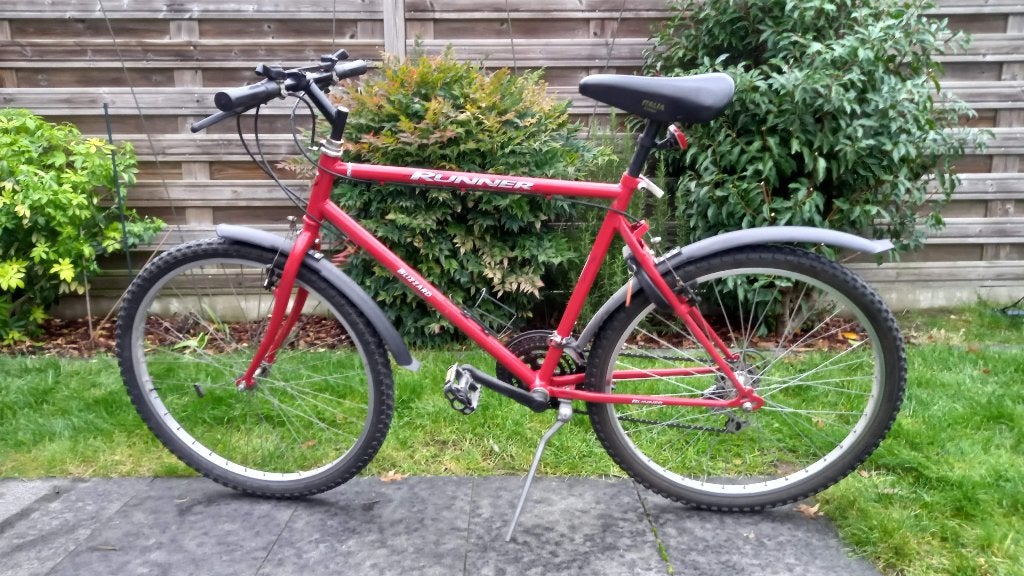 herenfiets in goede staat, Gebruikt, Velgrem, Versnellingen, Ophalen