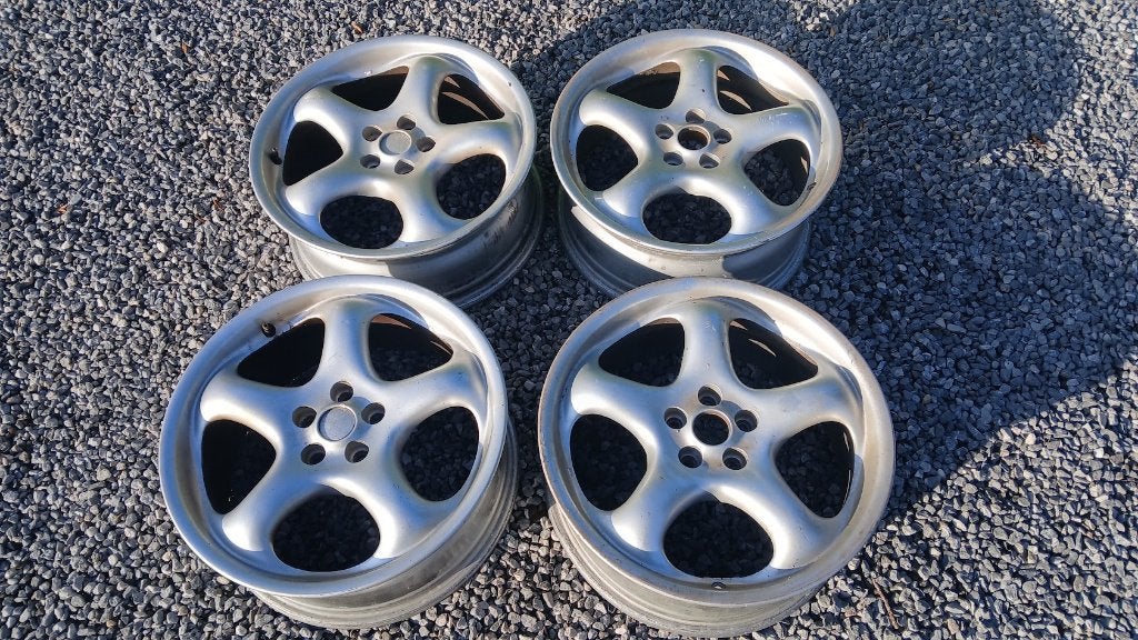 jantes 17 pouces 5x100 style Porsche, Ophalen, Gebruikt, 17 inch, Velg(en)