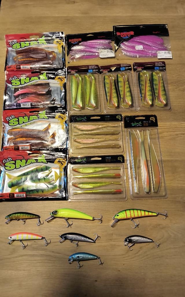 Fox.Abu Garcia.Lunker City.kunstaas.3€ per stuk.nieuw., Ophalen of Verzenden, Nieuw, Kunstaas
