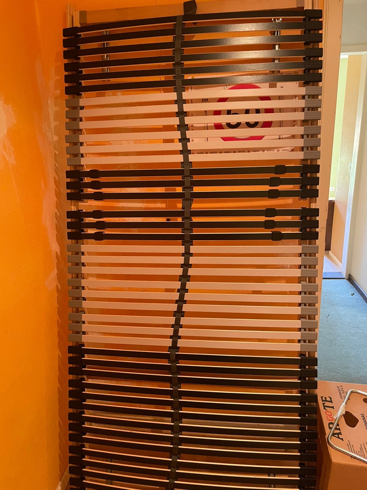 Verstelbare lattenbodem 90x200, Huis en Inrichting, Ophalen, 90 cm, Eenpersoons, Zo goed als nieuw