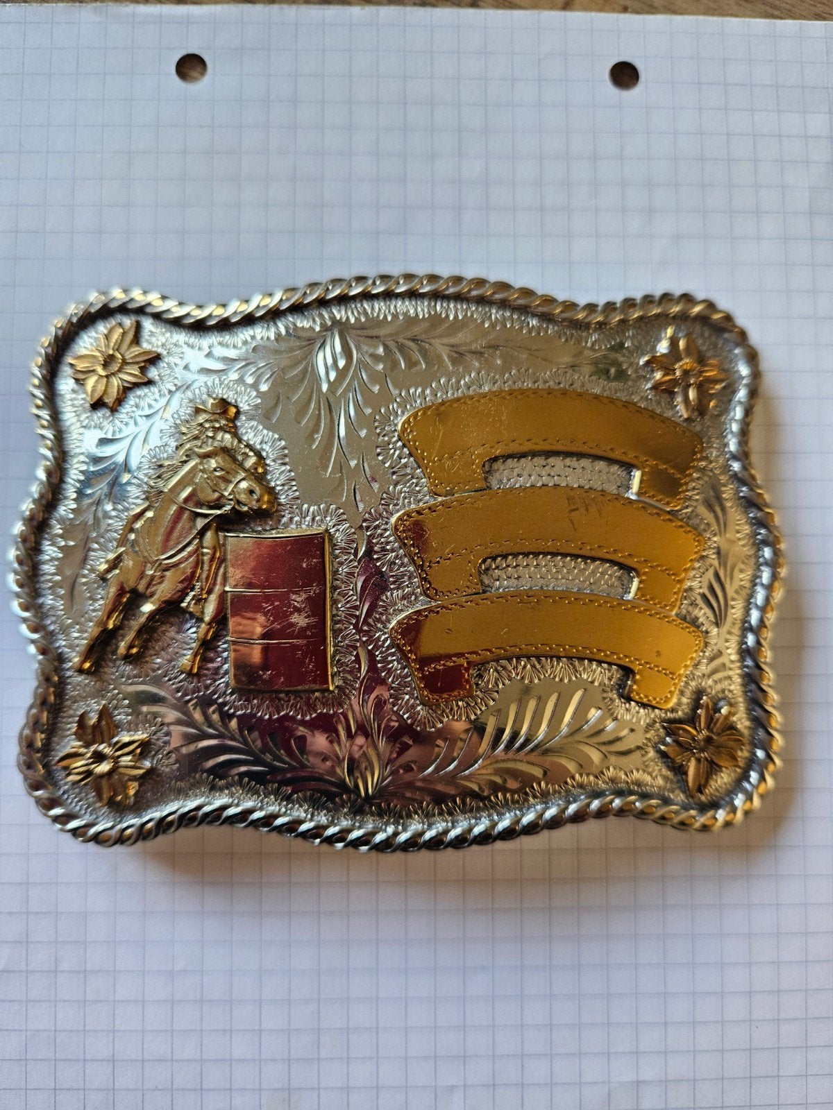 Vintage Award Design Medals Rodeo Riemgesp – Barrel Racing, Ophalen of Verzenden, Nieuw